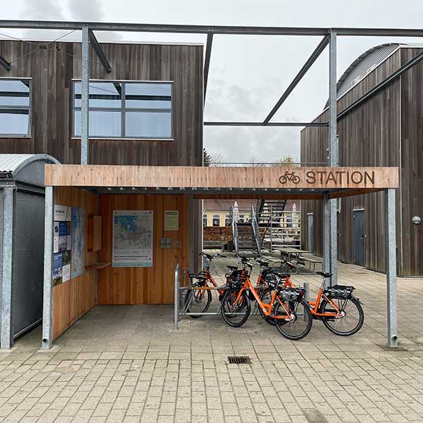 Cykelstation til Roskilde Havn