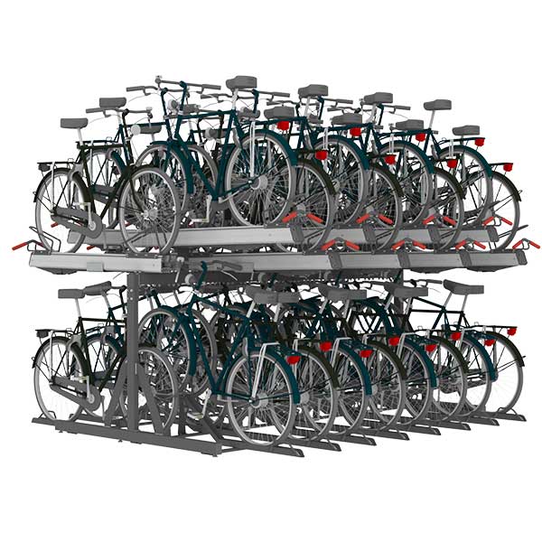 Vi genbruger etagestativer – helt konkret