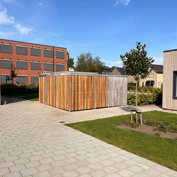 Skole udvider cykeloverdækning med en fleksibel Falco-løsning