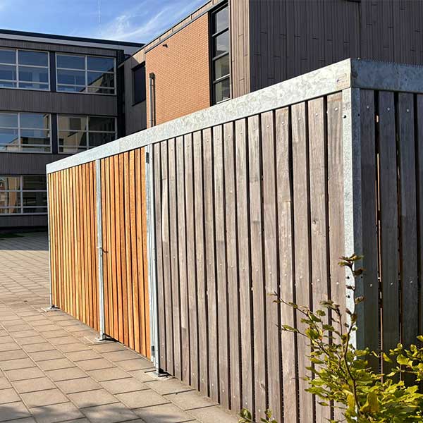 Skole udvider cykeloverdækning med en fleksibel Falco-løsning