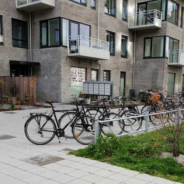 Cykelparkering på Islands Brygge – 202 pladser i FalcoDK