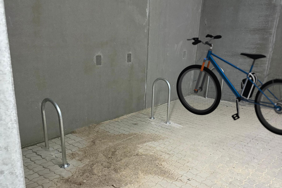 326 cykelparkeringspladser i parkeringskælder til boligbyggeri i Aarhus