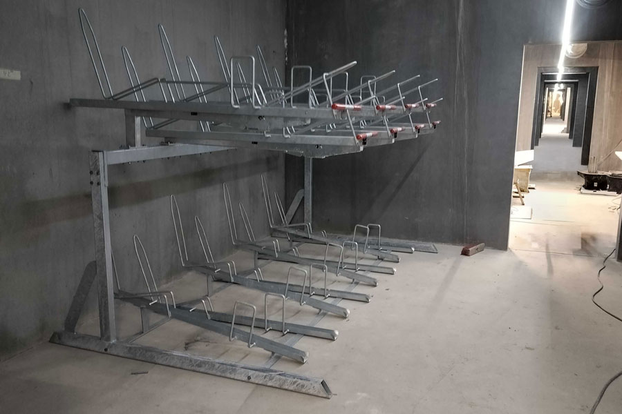 326 cykelparkeringspladser i parkeringskælder til boligbyggeri i Aarhus