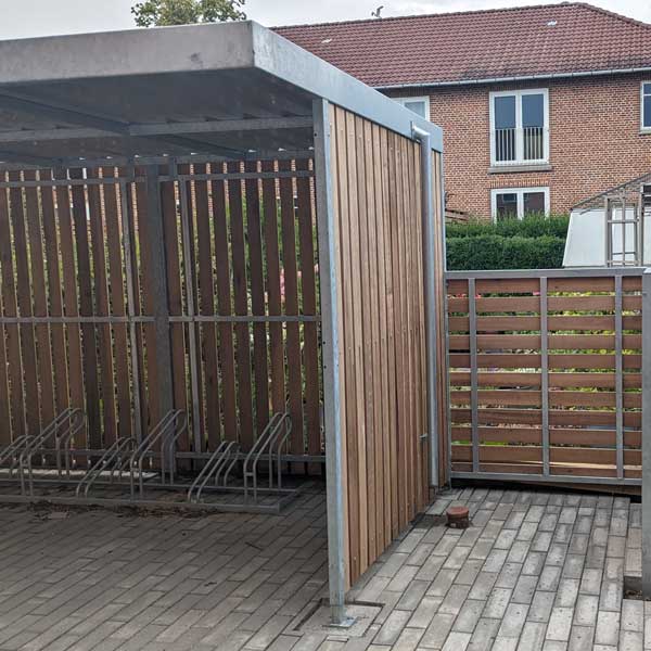 Projekt: cykelparkering ved Solhusene, Albertslund