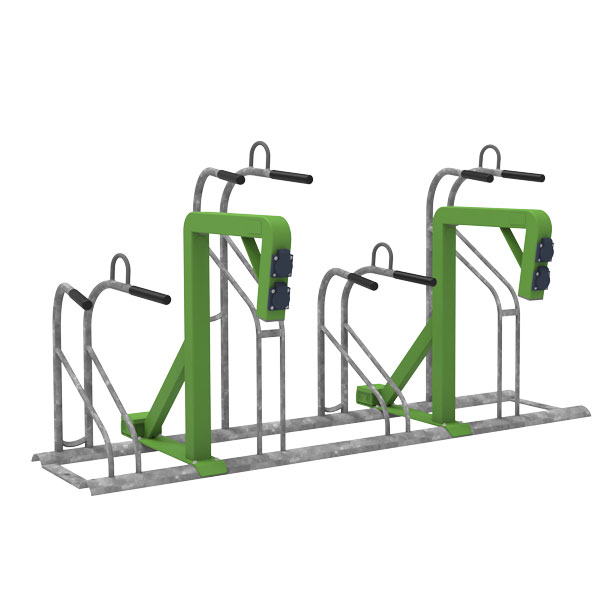 Falco-ideal 2.0 med ladestander til elcykler