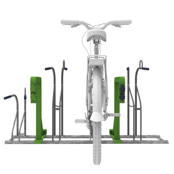 Falco-ideal 2.0 med ladestander til elcykler