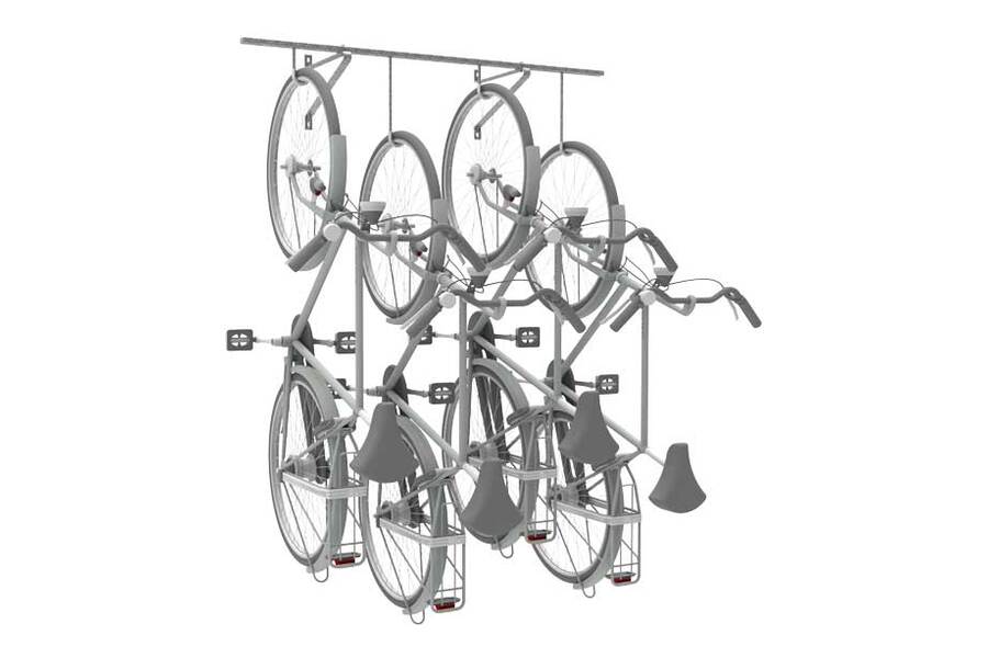 FalcoHook fiets ophangrail compact fietsparkeren