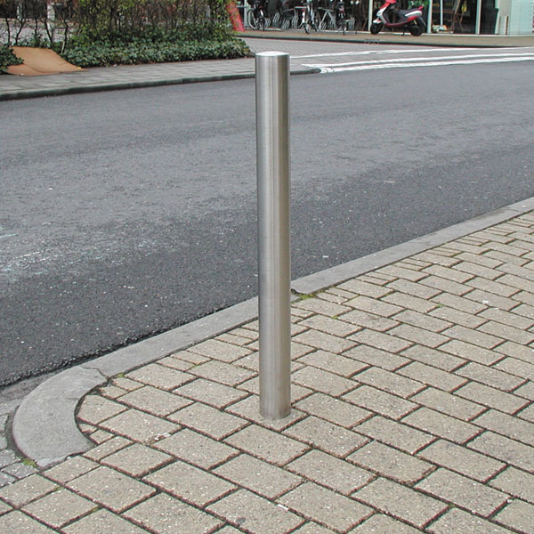 verkeersvoorzieningen afzetpaal rvs diam.89