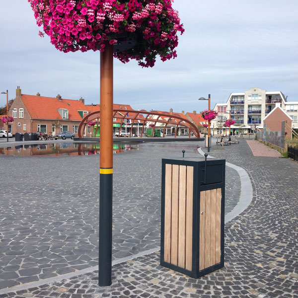 FalcoBloc skraldespand med sideindkast