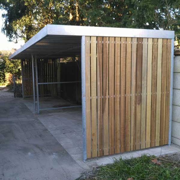 FalcoZan enkeltsidet cykelskur