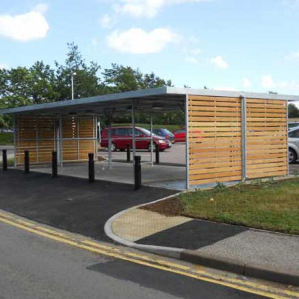 FalcoZan dobbeltsidet cykelskur