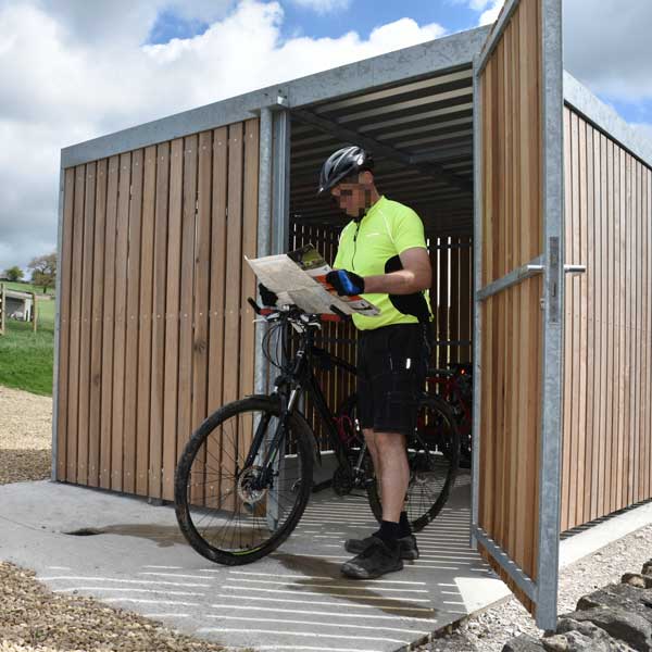 FalcoLok-300 lukket cykelskur