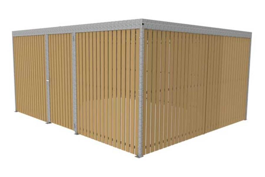 FalcoLok-500 lukket cykelskur