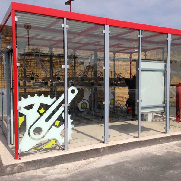 FalcoLok-600 lukket cykelskur