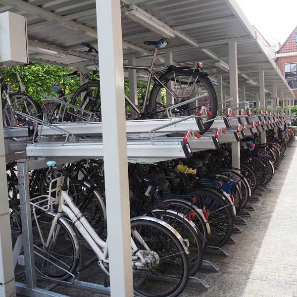 FalcoSpan cykeloverdækning til etagecykelparkering