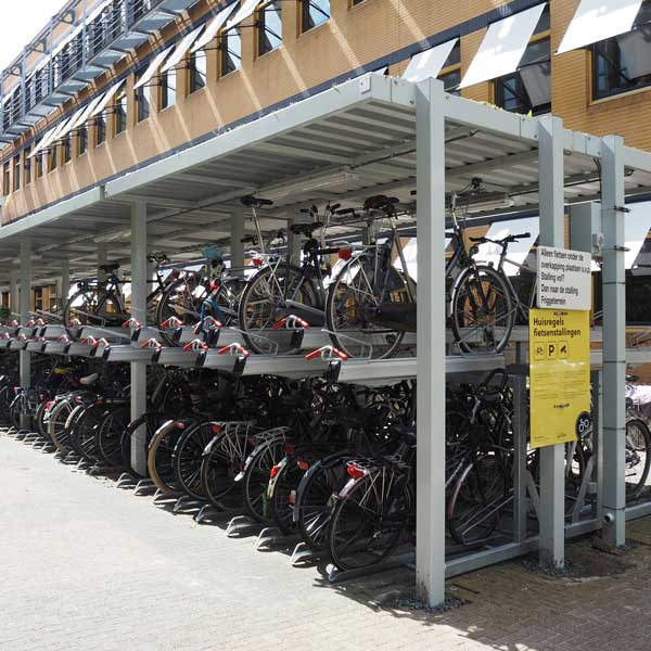 FalcoSpan cykeloverdækning til etagecykelparkering