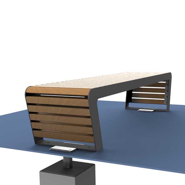 FalcoLinea bænk uden ryg