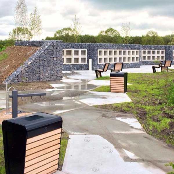 Straatmeubilair afvalbak vuilnisbak FalcoLinea