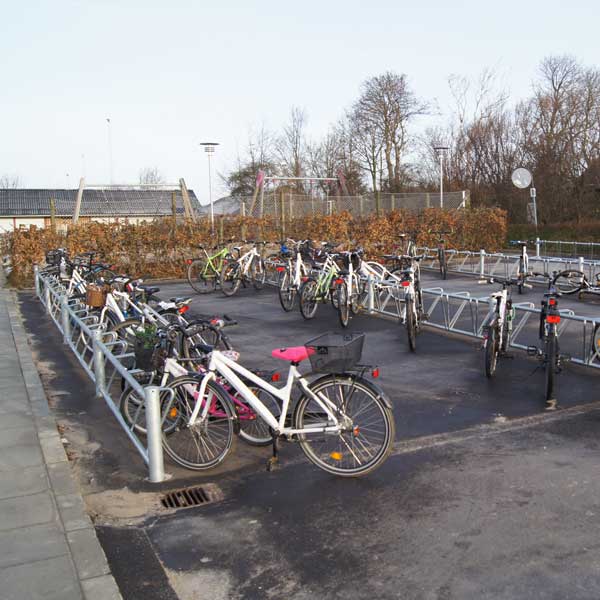 Falco-DK - enkeltsidet cykelstativ, skråparkering