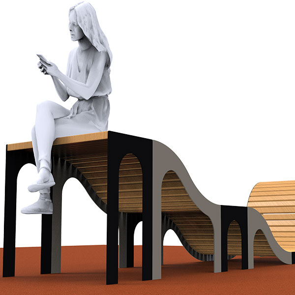 straatmeubilair buitenbank