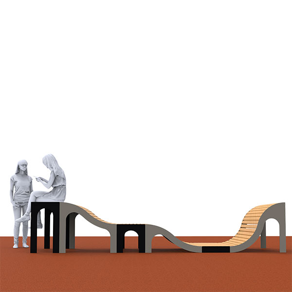 straatmeubilair buitenbank