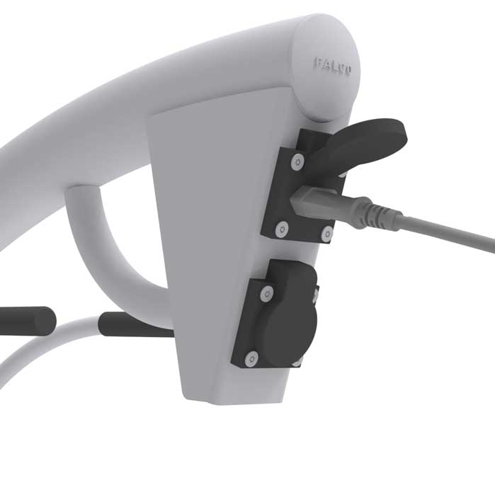 Falco-ion 2.0 med ladestationer til elcykler