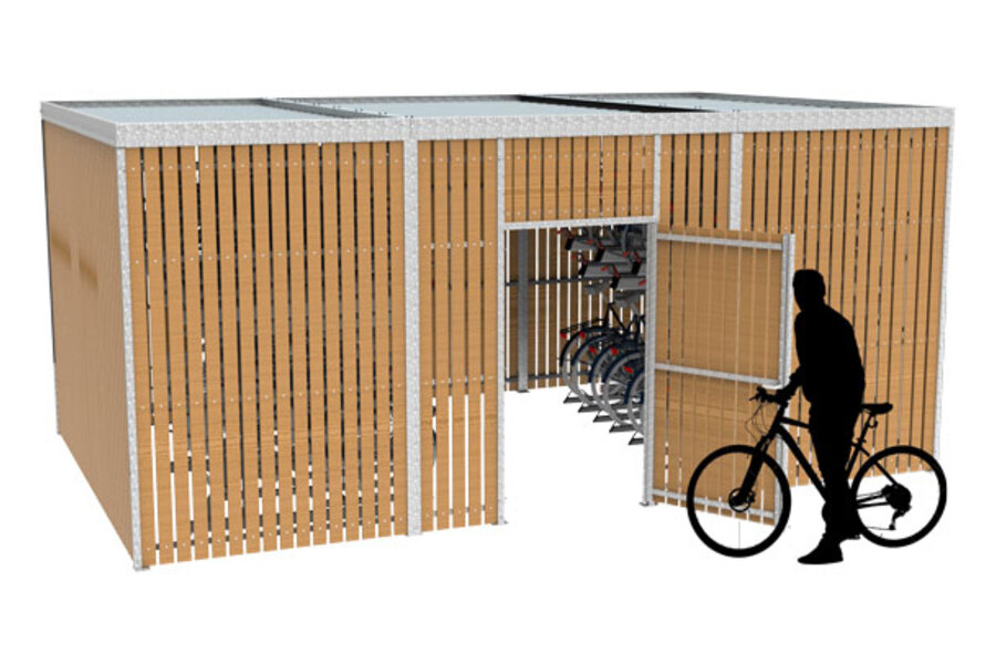 FalcoLok-600 cykeloverdækning til etagecykelparkering