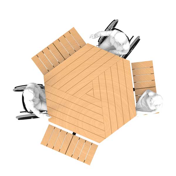 FalcoSix bord-/bænkesæt