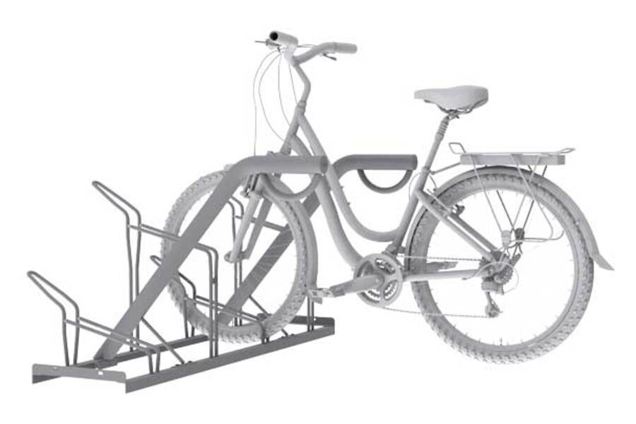 FalcoSound cykelstativ med fastlåsningspæl