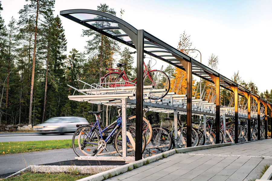 FalcoLevel Eco ctc 400 mm — etagecykelparkering