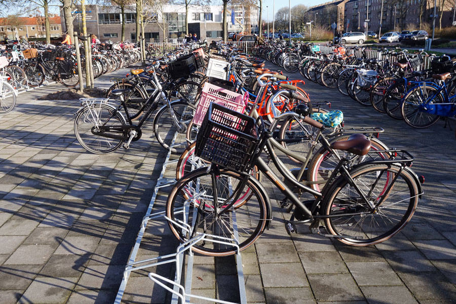 FalcoSound Low — DGNB-egnet basismodel til tilgængelig og enkel cykelparkering