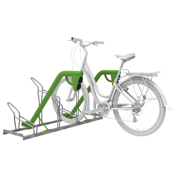 FalcoSound cykelstativ med ladestationer til elcykler