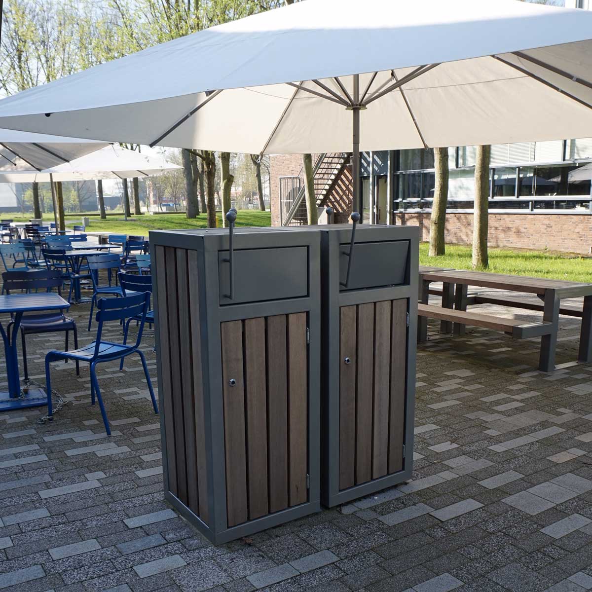 FalcoBloc skraldespand med sideindkast